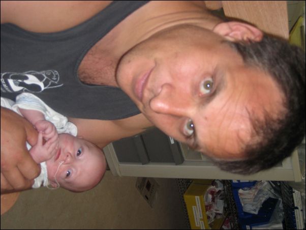 Gabe showing Sebastian how to do Crazy Eyes